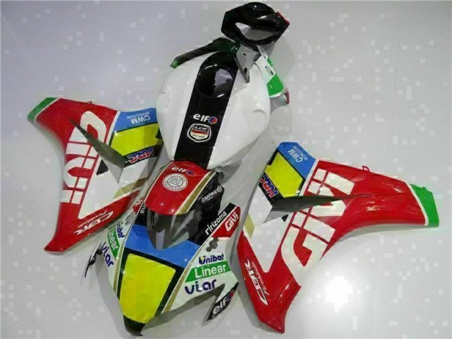 Rojo Blanco Kit Carenado Honda CBR 1000 RR 2008-2011