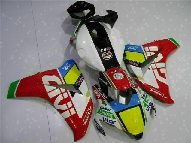 Rojo Blanco Kit Carenado Honda CBR 1000 RR 2008-2011