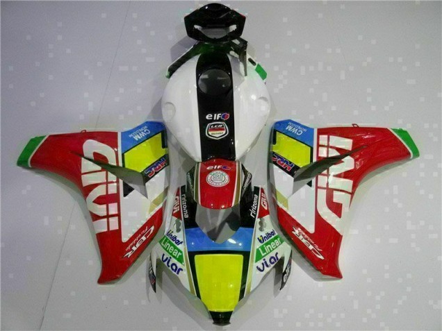 Rojo Blanco Kit Carenado Honda CBR 1000 RR 2008-2011