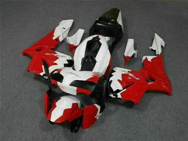 Rojo Blanco Kit Completo Carenado Honda CBR 600 RR 2003-2004 Rojo Blanco Kit Completo Carenado Honda CBR 600 RR 2003-2004