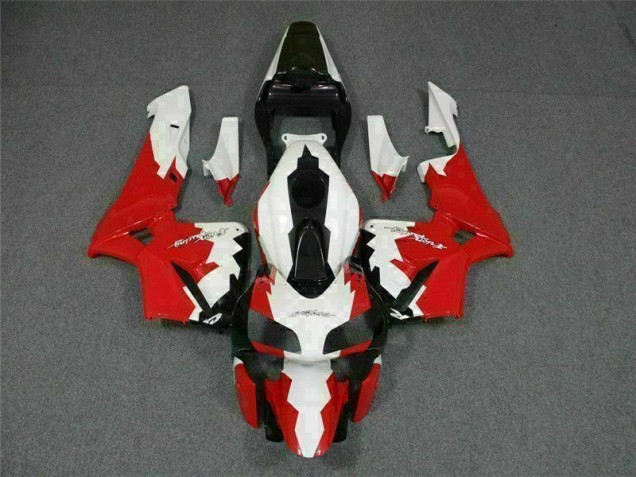 Rojo Blanco Kit Completo Carenado Honda CBR 600 RR 2003-2004 Rojo Blanco Kit Completo Carenado Honda CBR 600 RR 2003-2004