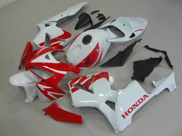 Rojo Blanco Kits Carenado Honda CBR 600 RR 2005-2006 Rojo Blanco Kits Carenado Honda CBR 600 RR 2005-2006