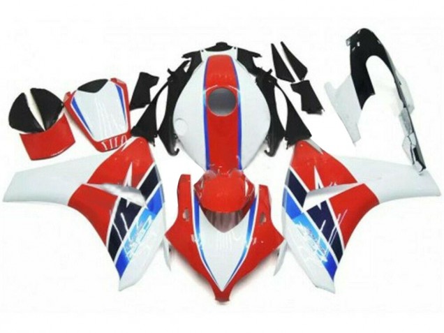 Rojo Blanco Kits Completo Carenado ABS Honda CBR 1000 RR 2008-2011