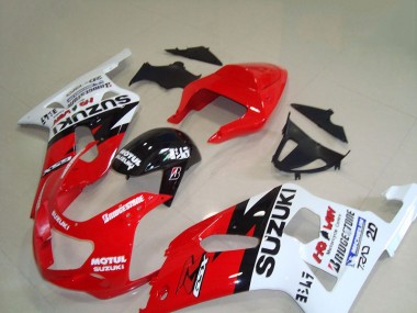 Rojo Blanco Motul Carenado Suzuki GSXR 750 K1 K2 K3 2001-2003