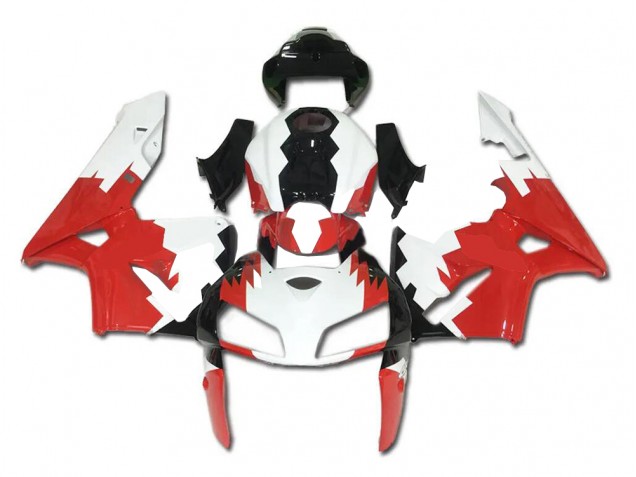 Rojo Blanco Negro Carenado & Plástico Honda CBR 600 RR 2005-2006