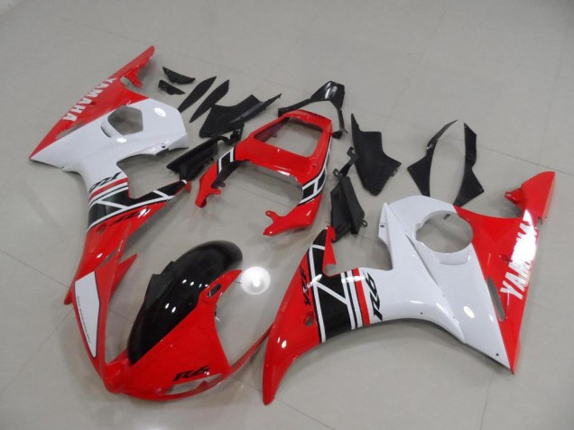 Rojo & Blanco & Negro Carenado Yamaha R6 2003-2005 Rojo & Blanco & Negro Carenado Yamaha R6 2003-2005