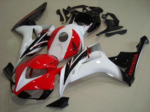 Rojo Blanco Negro Kits Completo Carenado ABS Honda CBR 1000 RR 2006-2007 Rojo Blanco Negro Kits Completo Carenado ABS Honda CBR 1000 RR 2006-2007