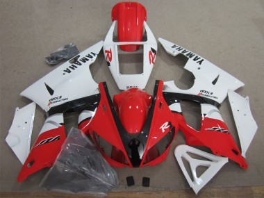 Rojo Blanco Negro Kits Completo Carenado ABS Yamaha R1 2009-2011