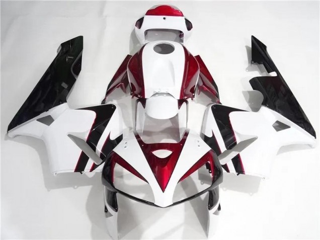 Rojo Blanco Negro Kits Completo Carenado Honda CBR 600 RR 2005-2006