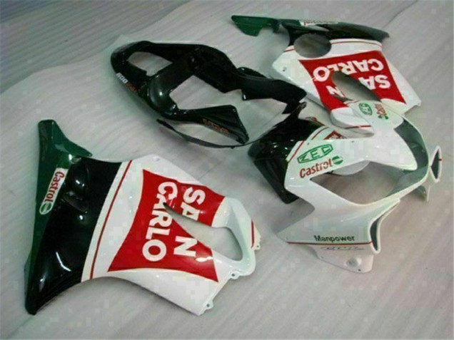 Rojo Blanco Negro San Carlo Carenado Honda CBR 600 F4i 2001-2003 Rojo Blanco Negro San Carlo Carenado Honda CBR 600 F4i 2001-2003