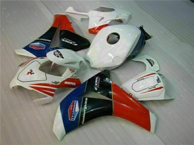 Rojo Blanco Plástico Honda CBR 1000 RR 2008-2011