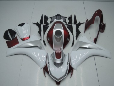 Rojo Blanco & Plata Carenado Honda CBR 1000 RR 2008-2011