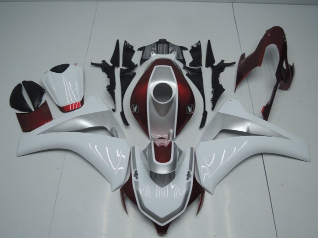 Rojo Blanco & Plata Carenado Honda CBR 1000 RR 2008-2011 Rojo Blanco & Plata Carenado Honda CBR 1000 RR 2008-2011