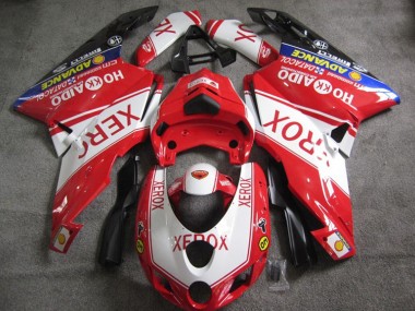 Rojo Blanco Xerox Carenado Ducati 749 2005-2006