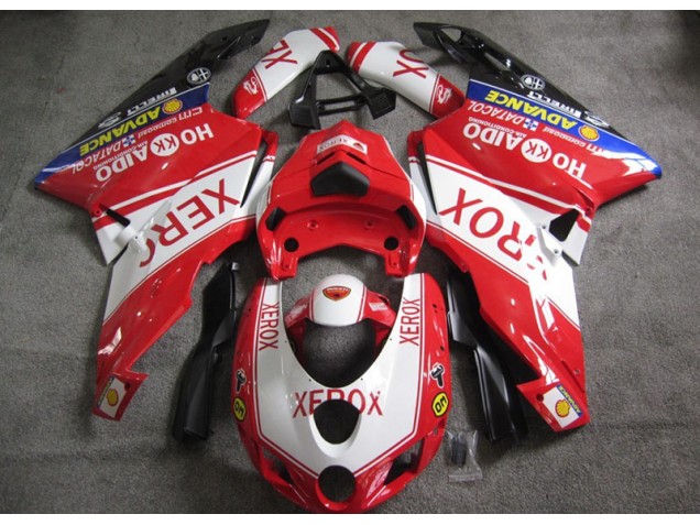Rojo Blanco Xerox Carenado Ducati 749 2005-2006 Rojo Blanco Xerox Carenado Ducati 749 2005-2006