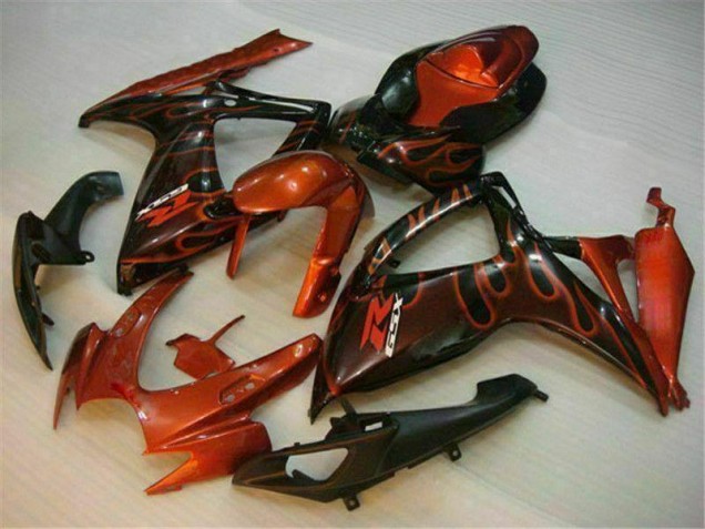 Rojo Carenados Suzuki GSXR 600 / 750 K6 2006-2007 Rojo Carenados Suzuki GSXR 600 / 750 K6 2006-2007
