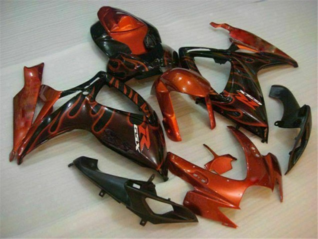 Rojo Carenados Suzuki GSXR 600 / 750 K6 2006-2007 Rojo Carenados Suzuki GSXR 600 / 750 K6 2006-2007