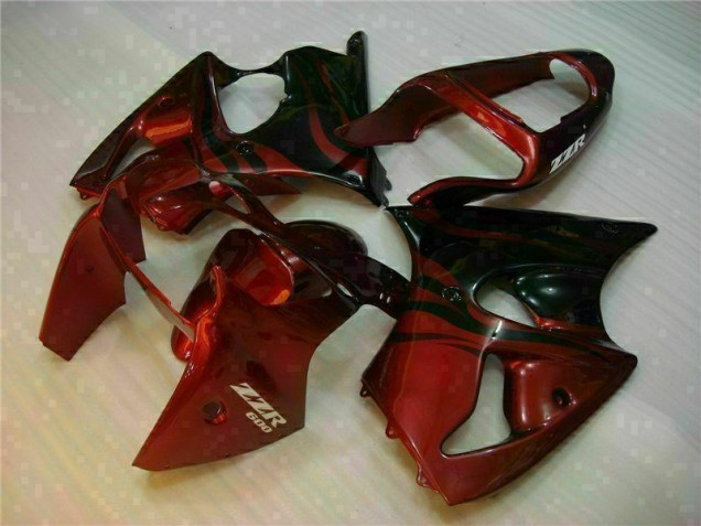 Rojo Kit Completo Carenado Kawasaki ZX6R 2000-2002 Rojo Kit Completo Carenado Kawasaki ZX6R 2000-2002