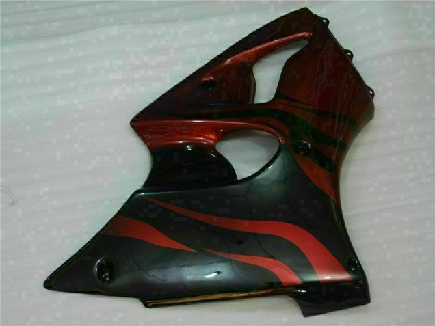 Rojo Kit Completo Carenado Kawasaki ZX6R 2000-2002 Rojo Kit Completo Carenado Kawasaki ZX6R 2000-2002