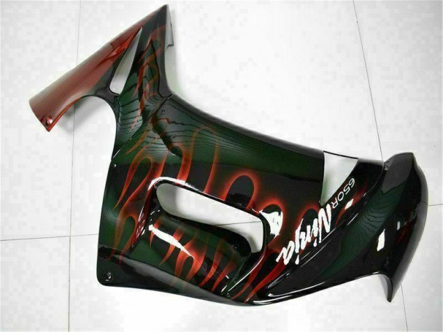 Rojo Llama Carenado Kawasaki EX650 2006-2008 Rojo Llama Carenado Kawasaki EX650 2006-2008