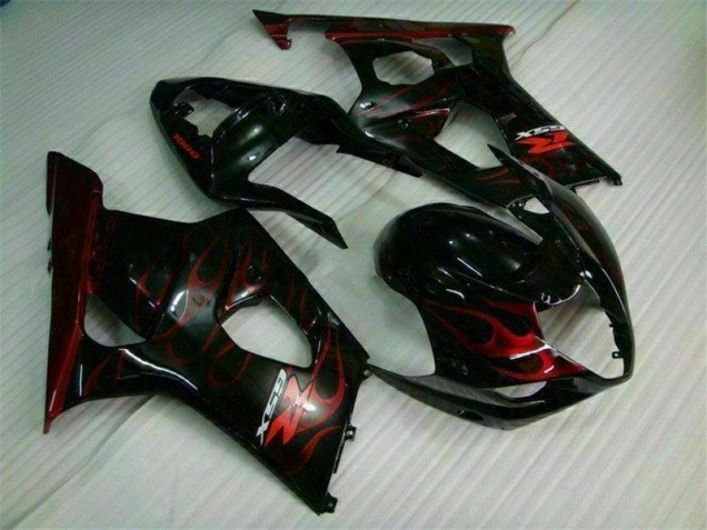 Rojo Llama Carenado Suzuki GSXR 1000 K3 2003-2004 Rojo Llama Carenado Suzuki GSXR 1000 K3 2003-2004