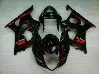 Rojo Llama Carenado Suzuki GSXR 1000 K3 2003-2004