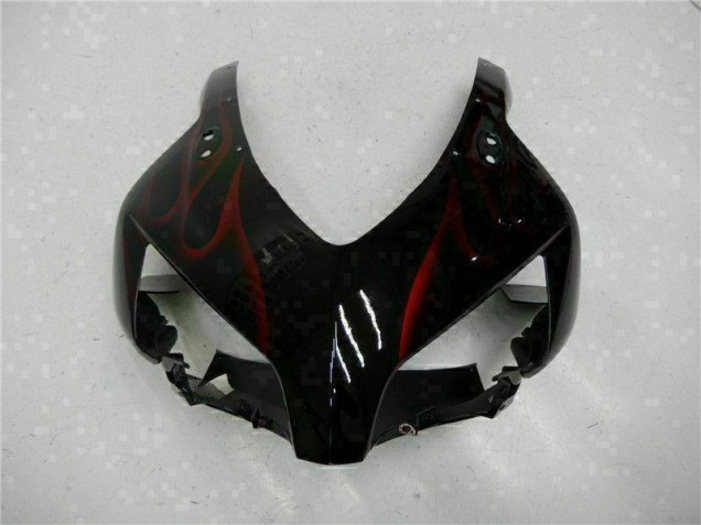 Rojo Llama Negro Carenado Honda CBR 1000 RR 2004-2005 Rojo Llama Negro Carenado Honda CBR 1000 RR 2004-2005