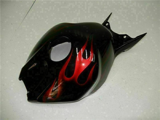 Rojo Llama Negro Carenado Honda CBR 1000 RR 2004-2005 Rojo Llama Negro Carenado Honda CBR 1000 RR 2004-2005