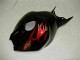 Rojo Llama Negro Carenado Honda CBR 1000 RR 2004-2005 Rojo Llama Negro Carenado Honda CBR 1000 RR 2004-2005