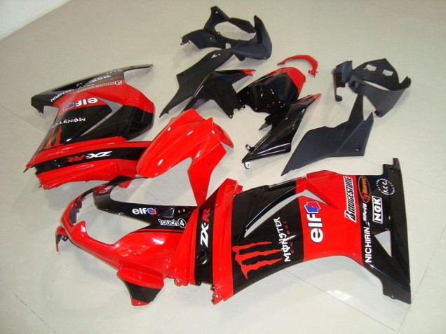 Rojo Monster Carenado Kawasaki ZX 250R 2008-2012 Rojo Monster Carenado Kawasaki ZX 250R 2008-2012