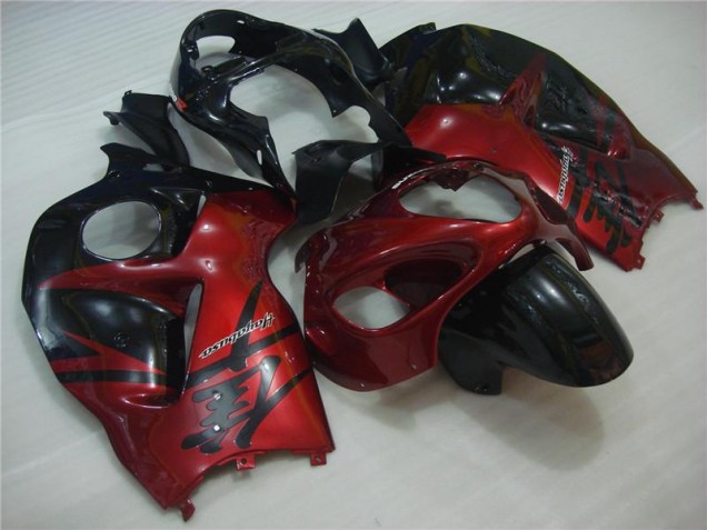 Rojo Negro ABS Carenado Suzuki GSXR 1300 Hayabusa 1996-2007 Rojo Negro ABS Carenado Suzuki GSXR 1300 Hayabusa 1996-2007