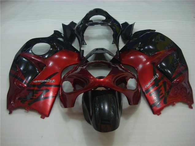 Rojo Negro ABS Carenado Suzuki GSXR 1300 Hayabusa 1996-2007 Rojo Negro ABS Carenado Suzuki GSXR 1300 Hayabusa 1996-2007