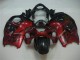 Rojo Negro ABS Carenado Suzuki GSXR 1300 Hayabusa 1996-2007 Rojo Negro ABS Carenado Suzuki GSXR 1300 Hayabusa 1996-2007