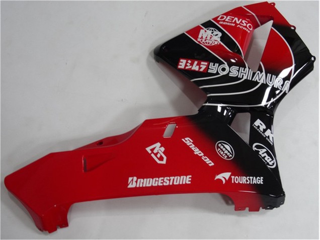 Rojo Negro ABS Kits Carenado Honda CBR 600 RR 2005-2006 Rojo Negro ABS Kits Carenado Honda CBR 600 RR 2005-2006