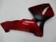 Rojo Negro ABS Plástica Honda CBR 600 RR 2003-2004 Rojo Negro ABS Plástica Honda CBR 600 RR 2003-2004
