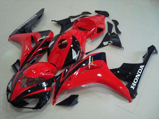 Rojo Negro ABS Plástico Honda CBR 1000 RR 2006-2007