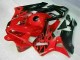 Rojo Negro ABS Plástico Honda CBR 600 RR 2003-2004