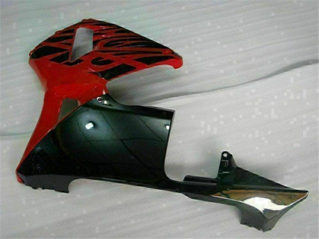Rojo Negro ABS Plástico Honda CBR 600 RR 2003-2004