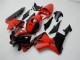 Rojo Negro ABS Plástico Honda CBR 600 RR 2005-2006 Rojo Negro ABS Plástico Honda CBR 600 RR 2005-2006