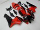 Rojo Negro ABS Plástico Honda CBR 600 RR 2005-2006 Rojo Negro ABS Plástico Honda CBR 600 RR 2005-2006