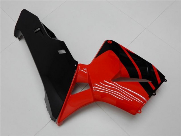 Rojo Negro ABS Plástico Honda CBR 600 RR 2005-2006 Rojo Negro ABS Plástico Honda CBR 600 RR 2005-2006