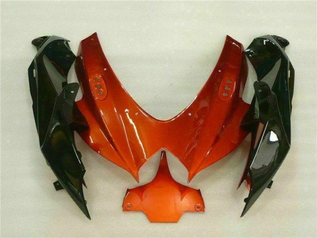 Rojo Negro ABS Plástico Suzuki GSXR 600 / 750 K8 2008-2010 Rojo Negro ABS Plástico Suzuki GSXR 600 / 750 K8 2008-2010