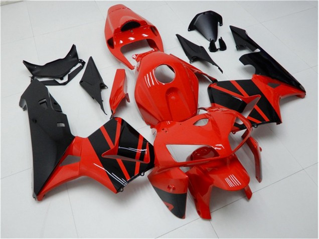 Rojo Negro ABS Plásticos Honda CBR 600 RR 2005-2006