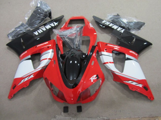 Rojo Negro Blanco Carenado Yamaha R1 2009-2011 Rojo Negro Blanco Carenado Yamaha R1 2009-2011