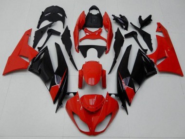 Rojo Negro Carenado Kawasaki ZX6R 2009-2012