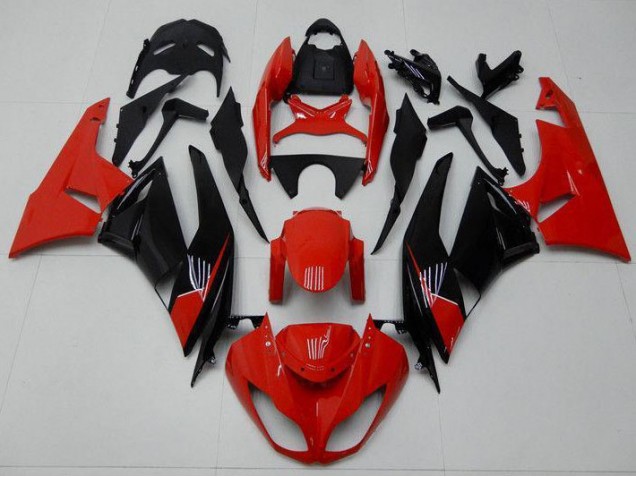 Rojo Negro Carenado Kawasaki ZX6R 2009-2012 Rojo Negro Carenado Kawasaki ZX6R 2009-2012