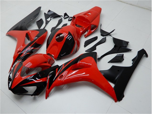 Rojo Negro Carenado & Plástico Honda CBR 1000 RR 2006-2007 Rojo Negro Carenado & Plástico Honda CBR 1000 RR 2006-2007