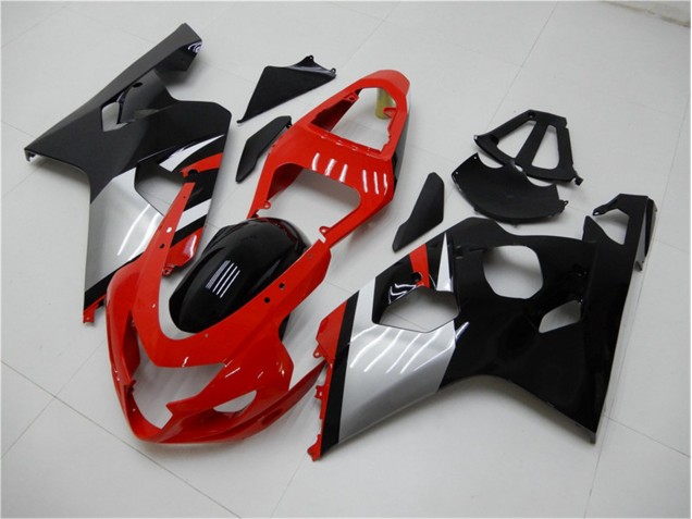 Rojo Negro Carenado & Plástico Suzuki GSXR 600 / 750 K4 2004-2005 Rojo Negro Carenado & Plástico Suzuki GSXR 600 / 750 K4 2004-2005