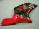 Rojo Negro Carenado Suzuki GSXR 600 / 750 K1 K2 K3 2001-2003