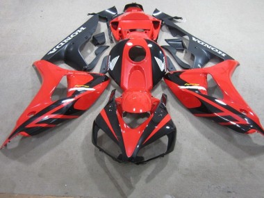 Rojo Negro Fireblade Carenado Honda CBR 1000 RR 2006-2007